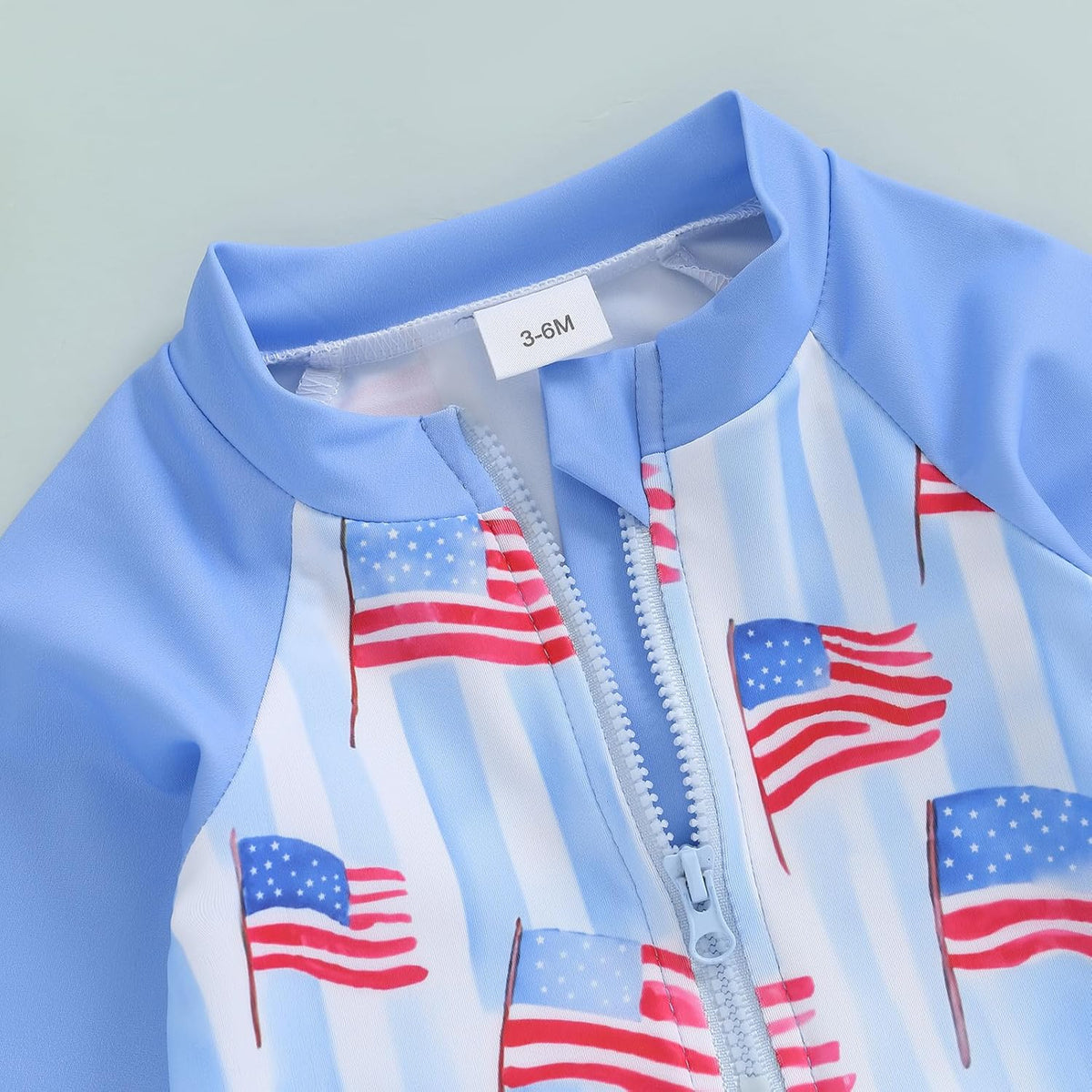 Hnyenmcko Baby/Toddler Boy Rash Guard Swimsuit Long Sleeve One Piece Zipper Swimwear Sunsuit Infant