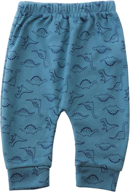 Hakochia Baby Pants for Boys & Girls: 100% Cotton, Soft, Comfy, Ample Diaper Room 0-36 Months
