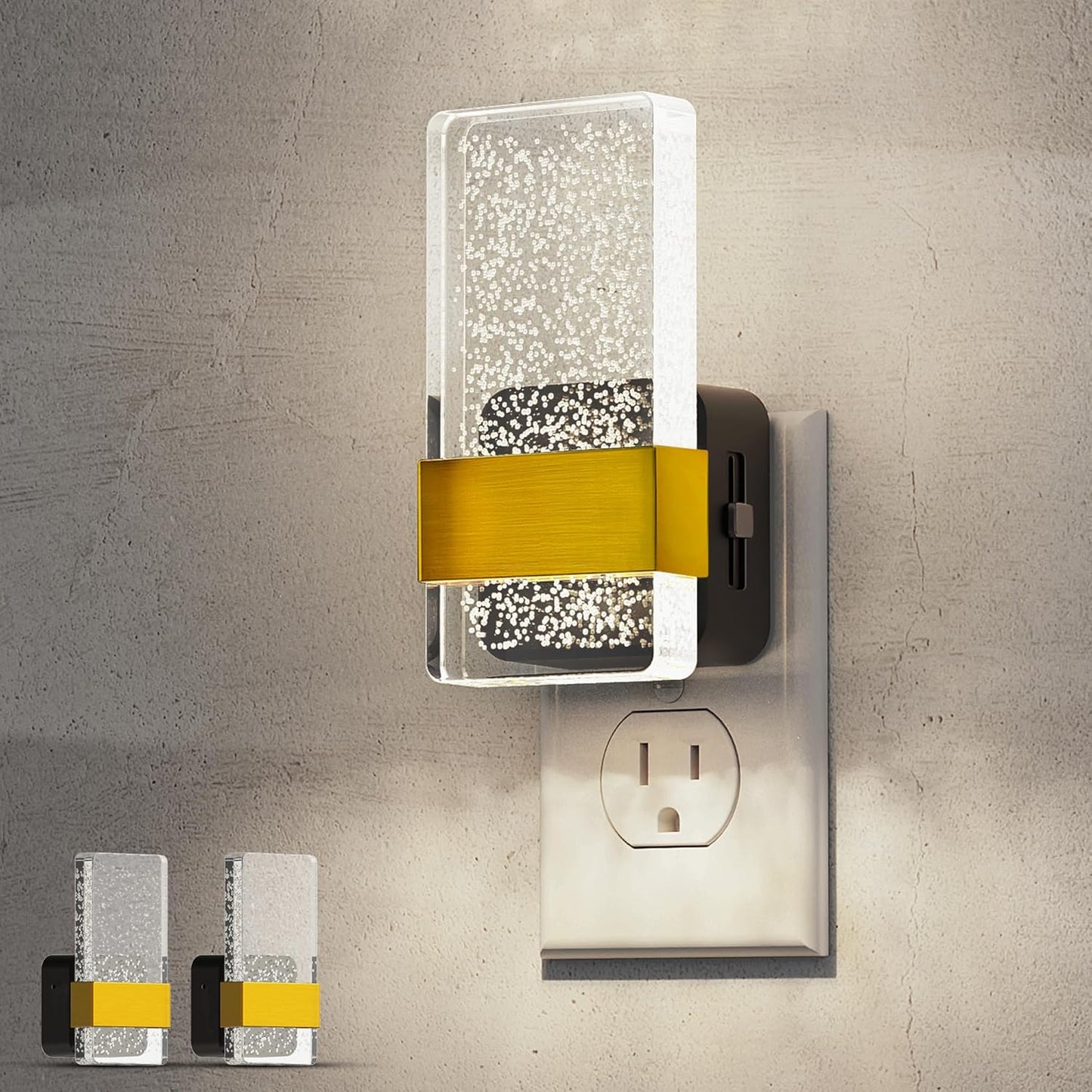 L LOHAS LED Night Light [2Pack], Night Lights Plug Into Wall, Decorative Night Lights with