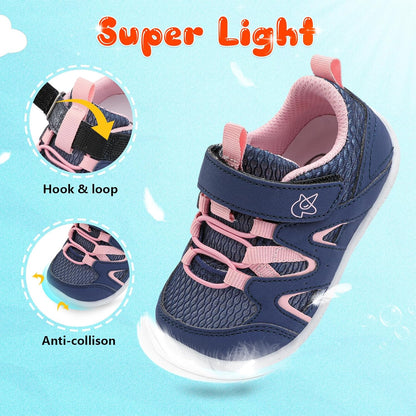 LeIsfIt Baby Shoes Boys Girls First Walking Shoes Non-Slip Toddler Breathable Sneakers Infant