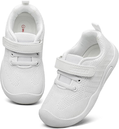BAXINIER Toddler Boys Girls Sneakers Lightweight Kids Athletic Fashion Walking Tennis Running Shoes