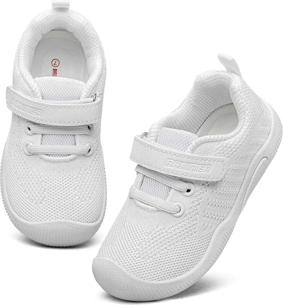 BAXINIER Toddler Boys Girls Sneakers Lightweight Kids Athletic Fashion Walking Tennis Running Shoes