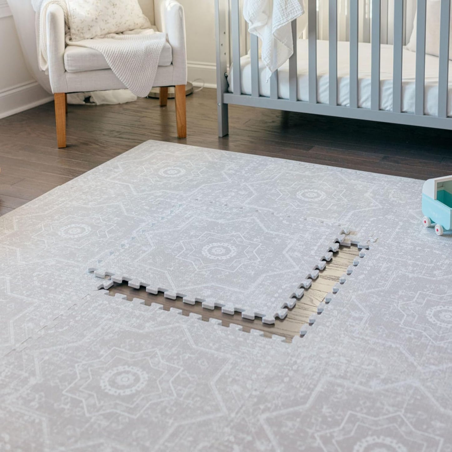 Baby Play Mats for Floor - Layla (4x6ft) - Premium EVA Foam Play Mat for Babies & Toddlers