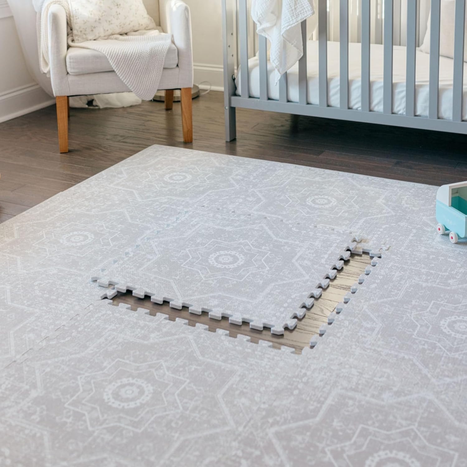Baby Play Mats for Floor - Layla (4x6ft) - Premium EVA Foam Play Mat for Babies & Toddlers