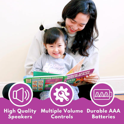 New! Learn Korean for Kids, Momo Learns Korean Vol. 3, Bilingual Korean Baby Book for Kids, Babies