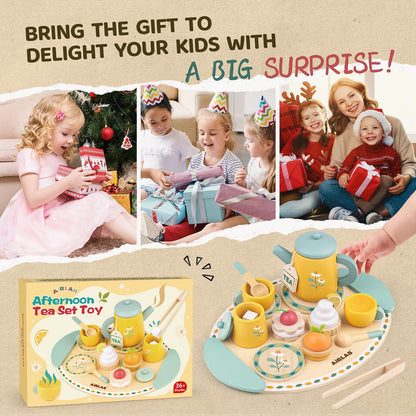 Tea Sets for 3-5 Girl Birthday Gift 3 Year Old Princess Party