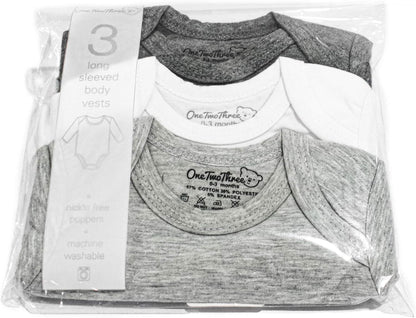 123 Bear Baby Cotton Spandex short-sleeve bodysuits unisex boy girl