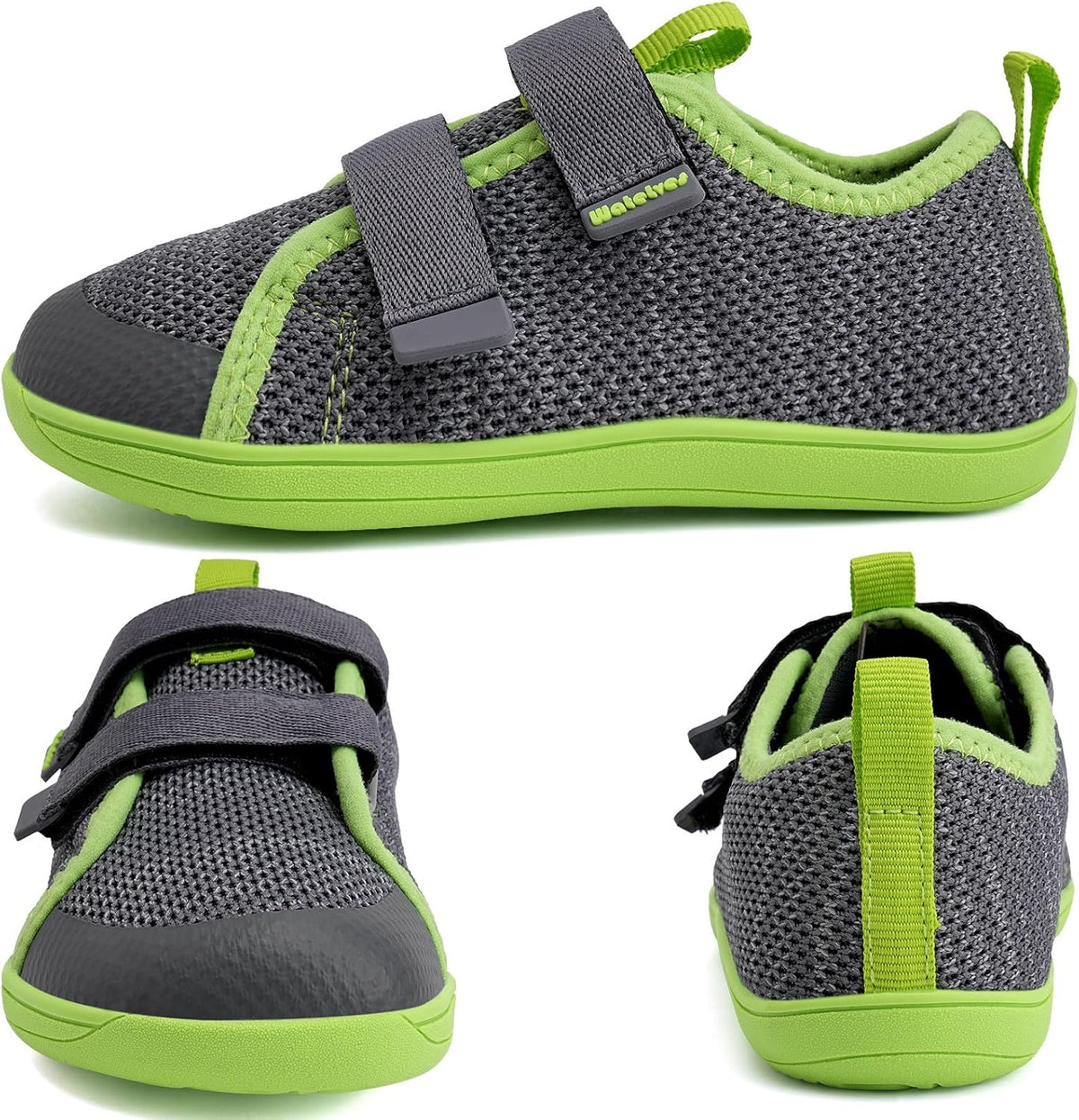 WateLves Toddler Little Kids Wide Barefoot Shoes The First Walking Shoes Girls Boys Breathable Zero