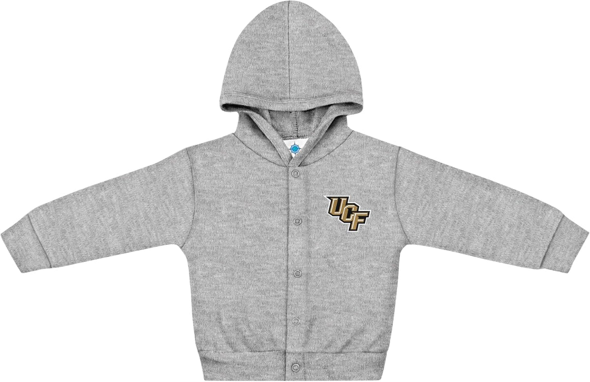 Creative Knitwear College Baby Snap Hooded Jacket - Team Logo, Multiple Colors, for Boys & Girls