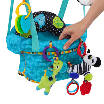Bright Starts Bounce 'n Spring Deluxe Door Jumper for Baby with Adjustable Strap, 6 Months and Up