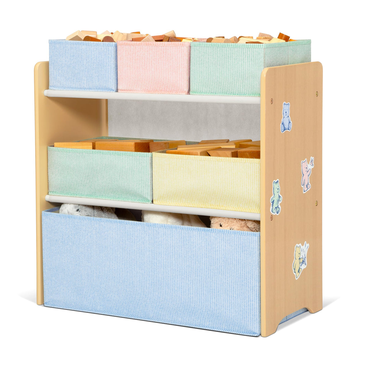 Delta Children - GapKids 6 Bin Toy Organizer - Greenguard Gold Certified, Pastel