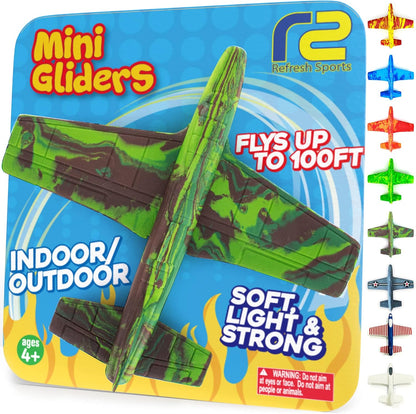 Stocking Stuffer Gifts For Boys&Girls: Foam Airplane Toy Glider Plane Styrofoam Airplanes for Kids.