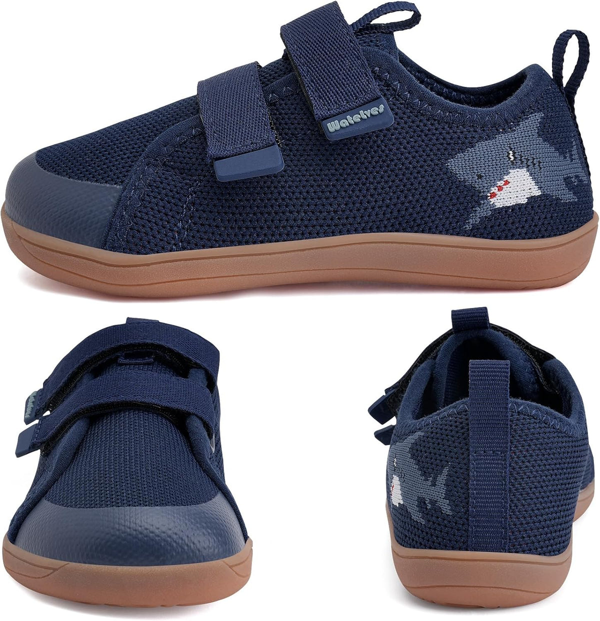 WateLves Toddler Little Kids Wide Barefoot Shoes The First Walking Shoes Girls Boys Breathable Zero