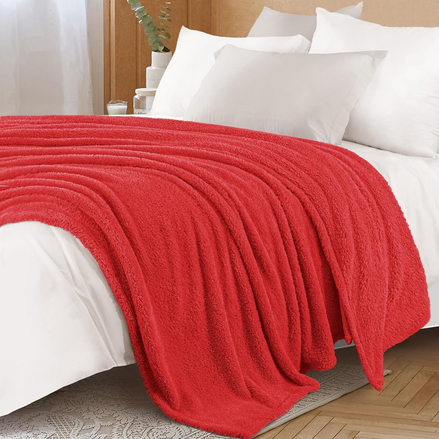 Exclusivo Mezcla Fleece Blanket for Couch, Soft and Cozy Queen Blankets for Women Men Girls Kids