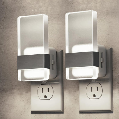 L LOHAS LED Night Light, Night Lights Plug Into Wall, 2 Pack Decorative Nightlight with Light