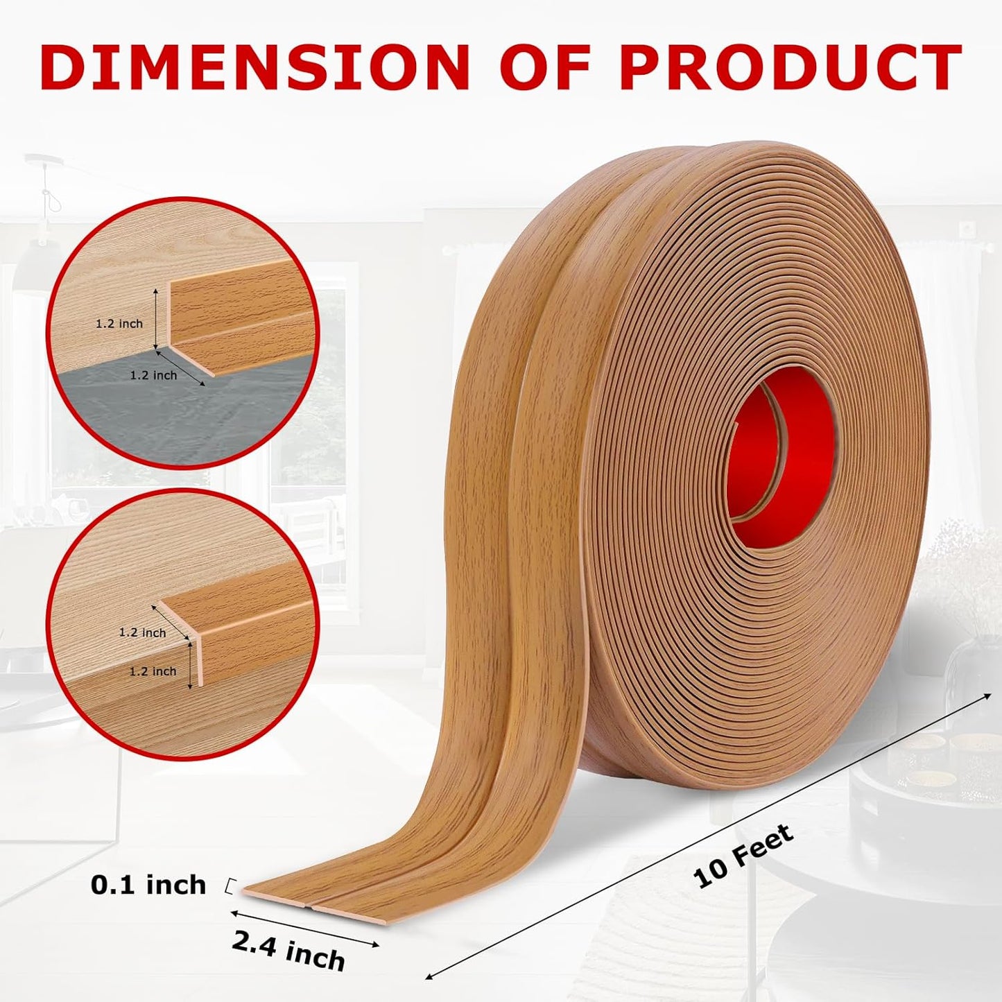 Flexible Wall Corner Protector Moulding Trim Peel and Stick Wall Corner Guards Edge Protector Self