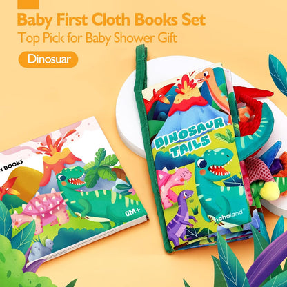 hahaland Baby Books 0-6 Months,Infant Tummy Time Toy High Contrast Sensory Toys 6 to 12 Months