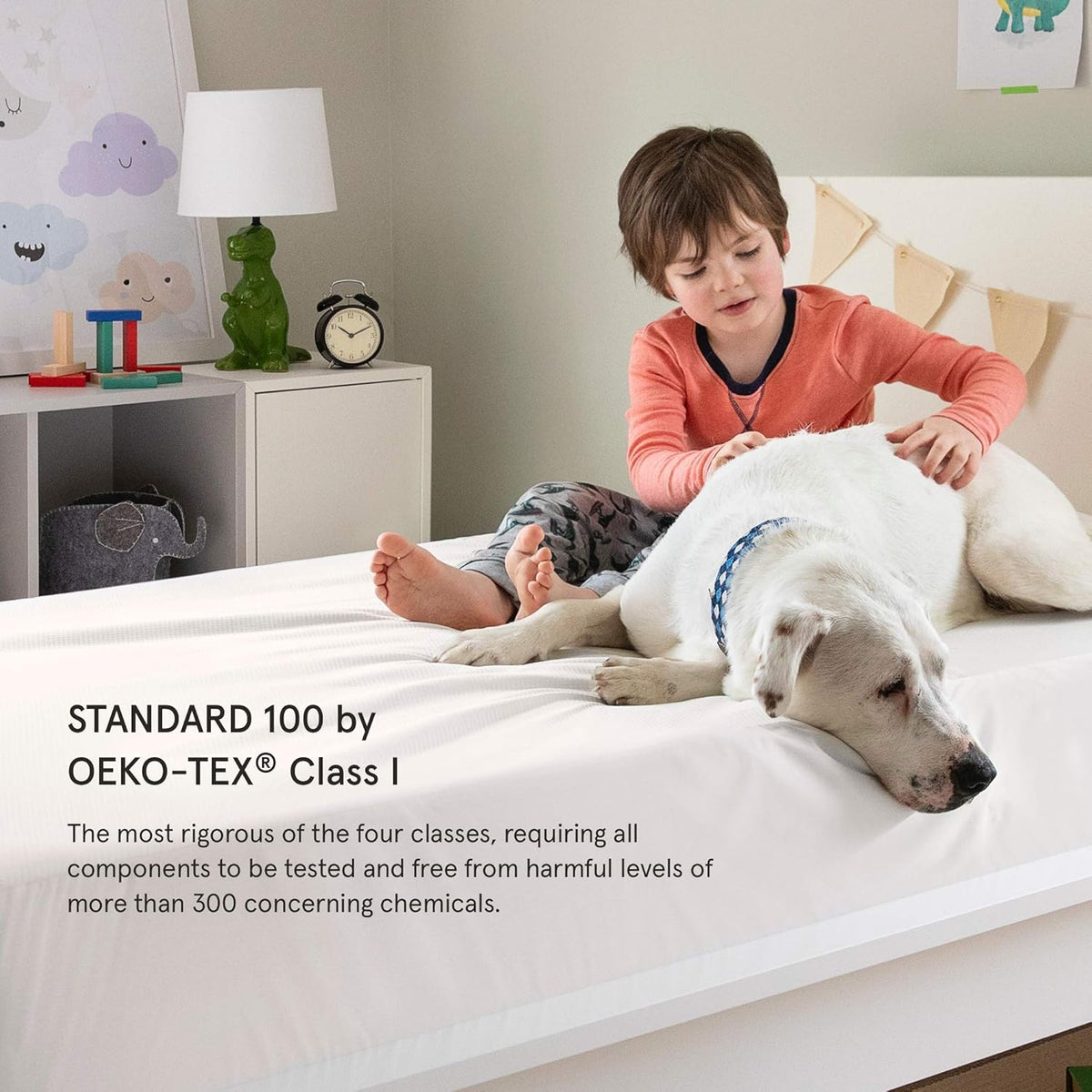 Tuft & Needle Full Mattress Protector - Waterproof, Liquid-Proof, Sleeps Quiet, Fitted Sheet Style