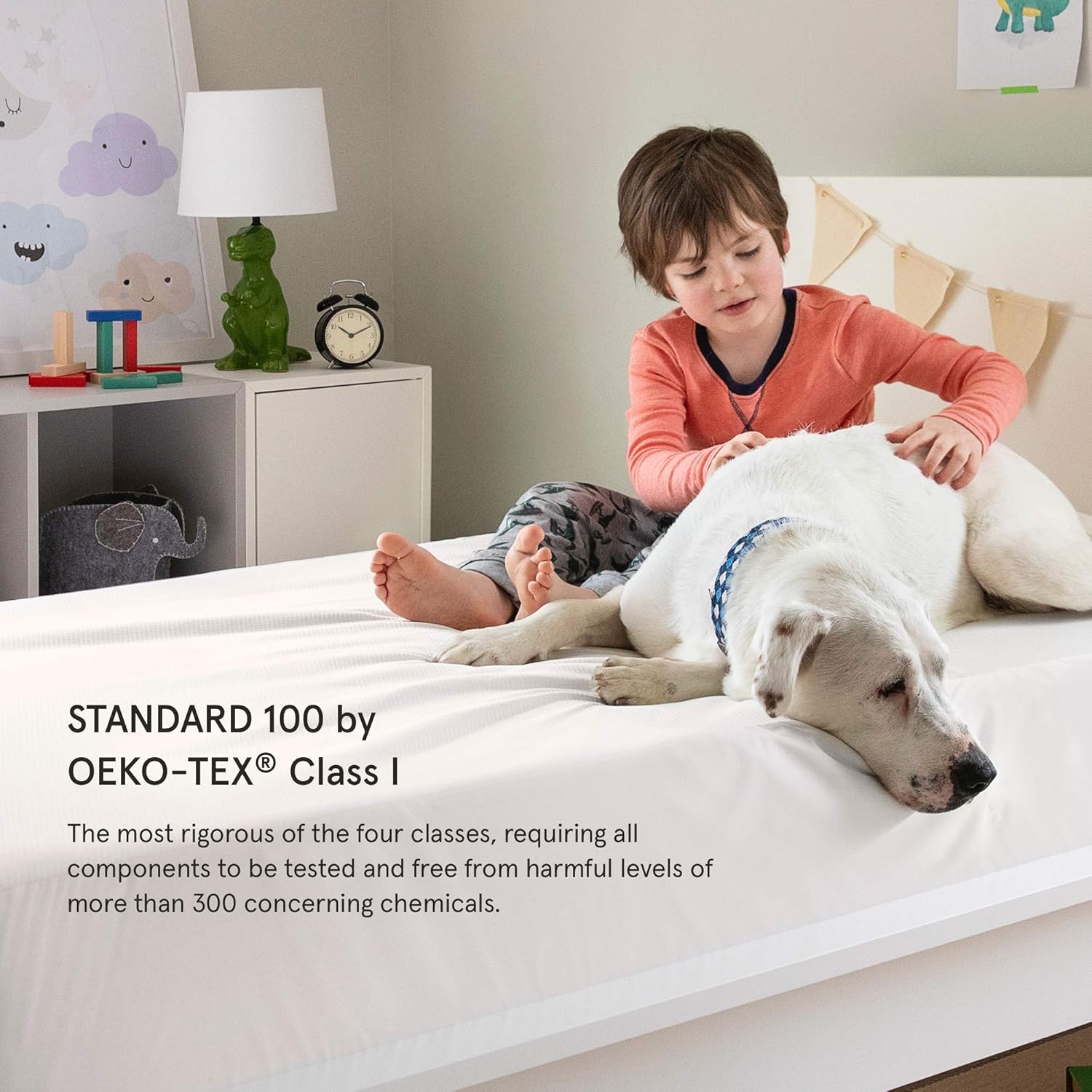 Tuft & Needle Twin Mattress Protector - Waterproof, Liquid-Proof, Sleeps Quiet, Fitted Sheet Style