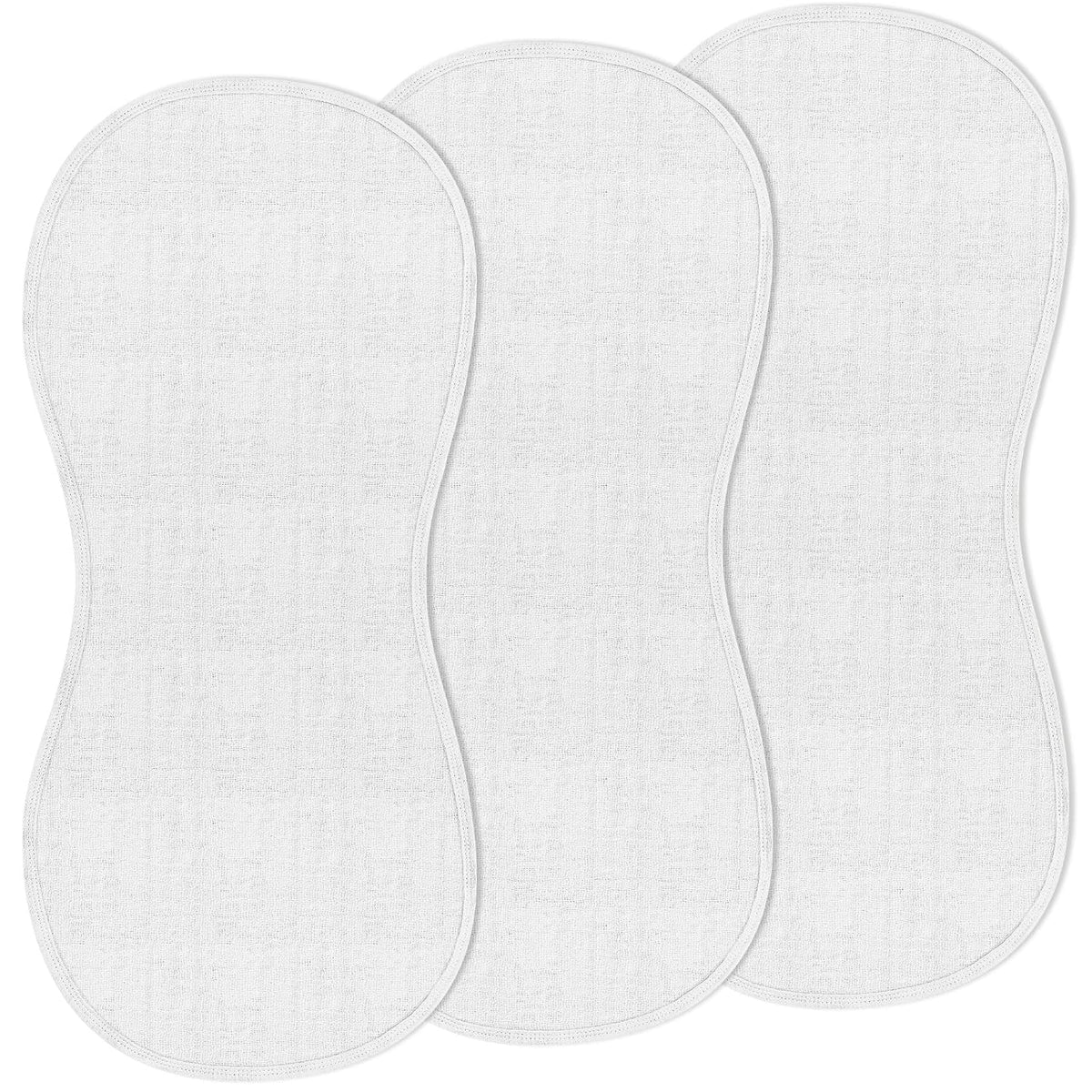 3 Pcs Changing Pad Liners Fits in Peanut Shape Changing Pad Waterproof Diaper Mats Organic Cotton
