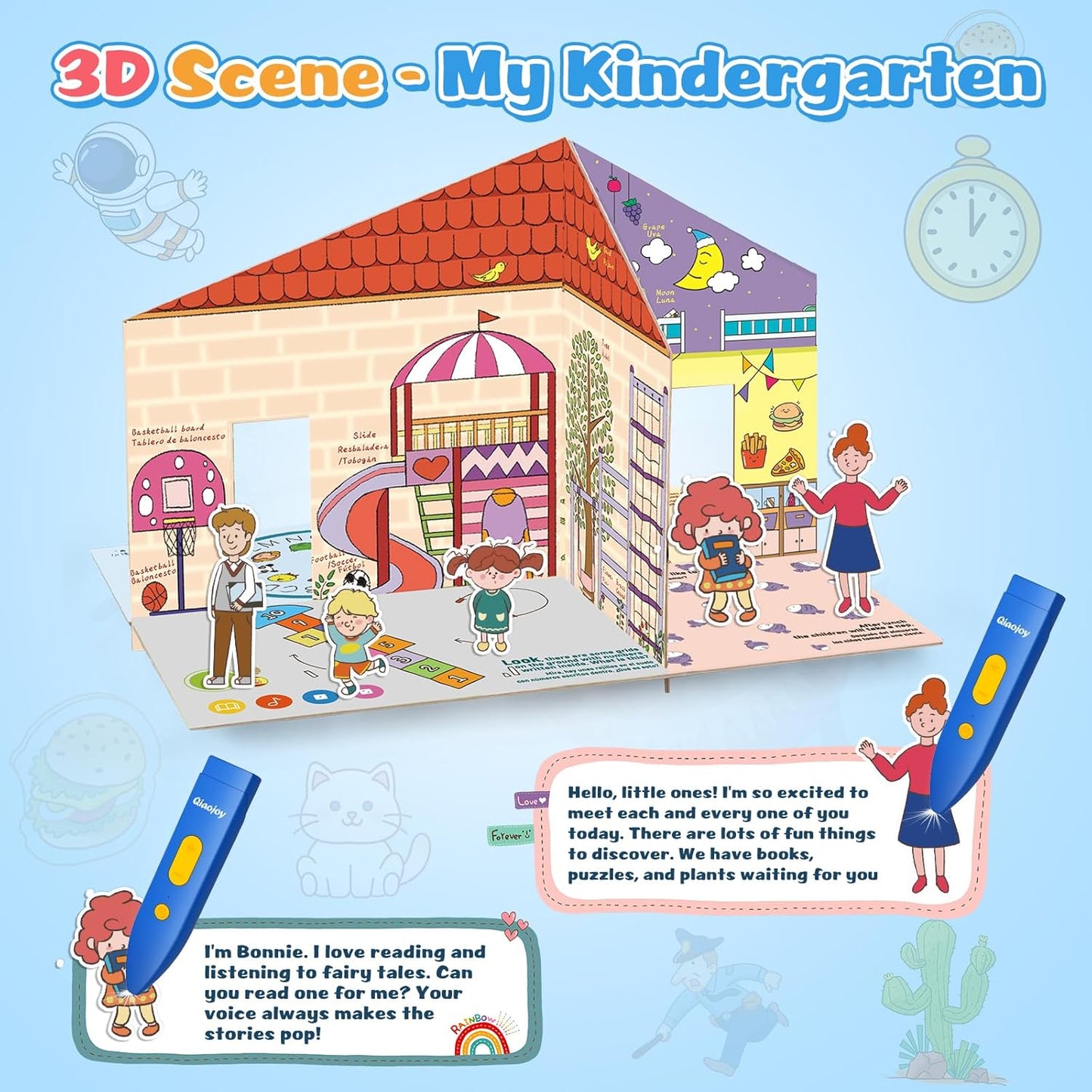Interactive Search and Find Activity Books for Kids Ages 3-5, Toddler Travel Games Toys for Car