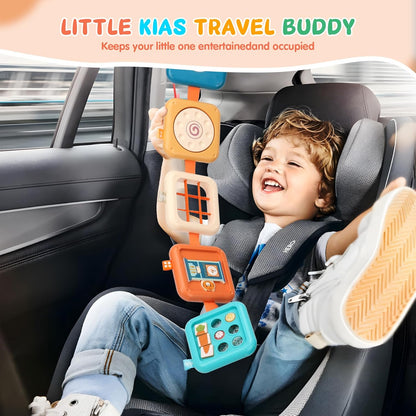 Busy Board for 1 Year Old, Travel Toys for Toddler 1-3, Montessori Busy Board Busy Cube, Toys Gifts
