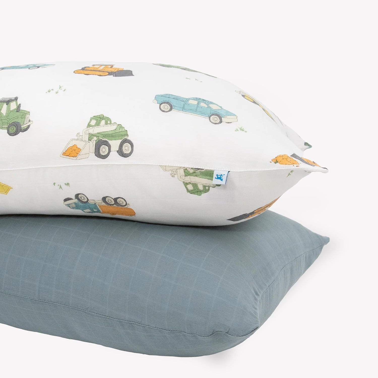 Little Unicorn Standard Pillowcase 2 Pack | Super Soft & Breathable Muslin Fabric | Snug Envelope