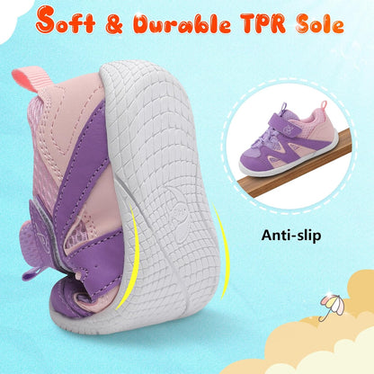 LeIsfIt Baby Shoes Boys Girls First Walking Shoes Non-Slip Toddler Breathable Sneakers Infant
