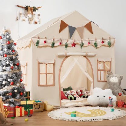 besrey 2-in-1 Kids Play Tent, Indoor Tent with Double Doors