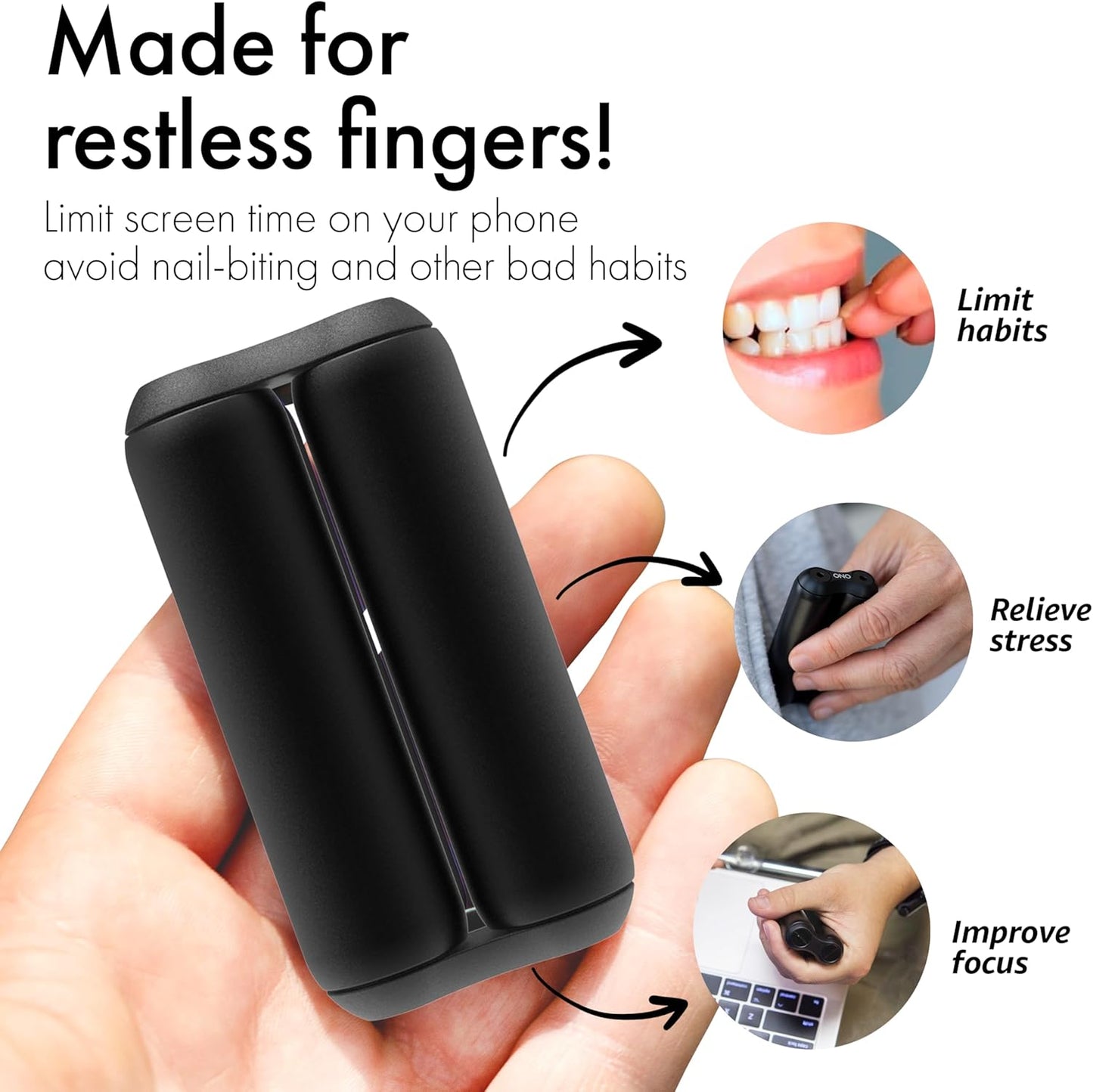 ONO Roller - Handheld Fidget Toy for Adults | Help Relieve Stress, Anxiety, Tension | Promotes