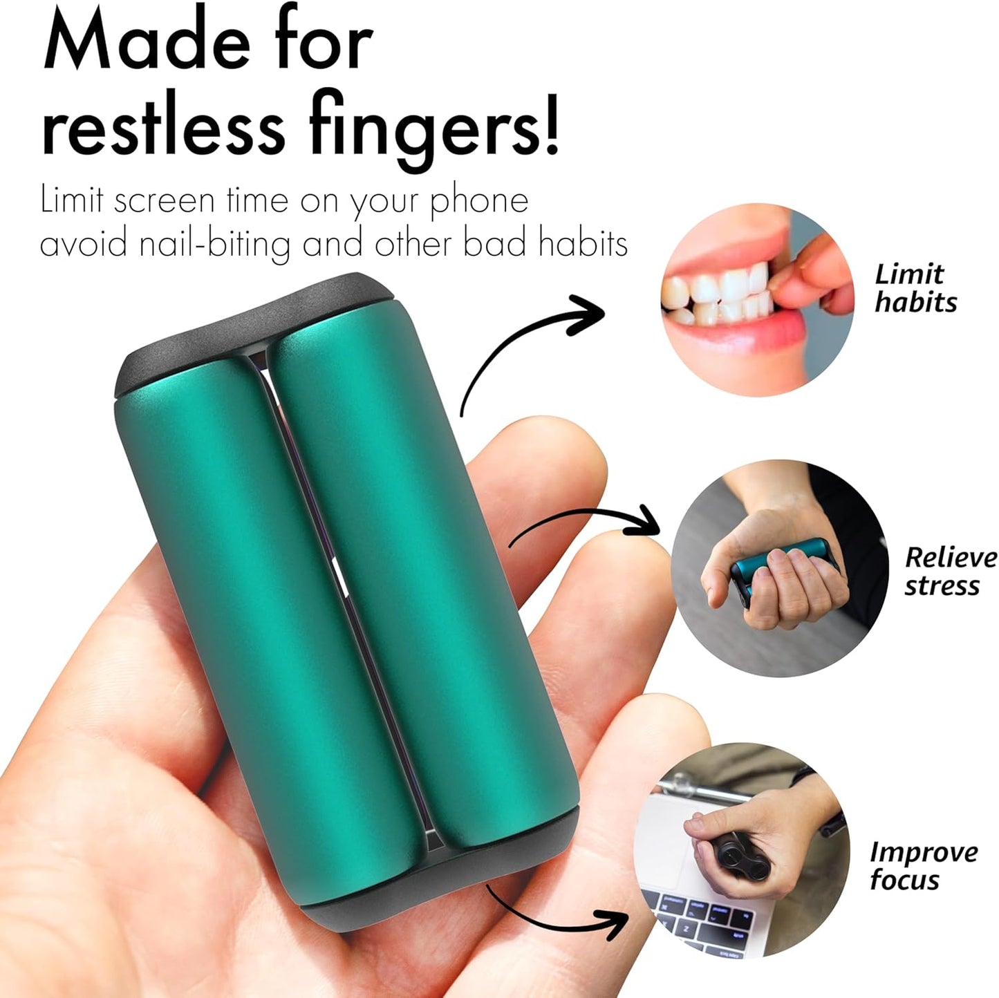ONO Roller - Handheld Fidget Toy for Adults | Help Relieve Stress, Anxiety, Tension | Promotes