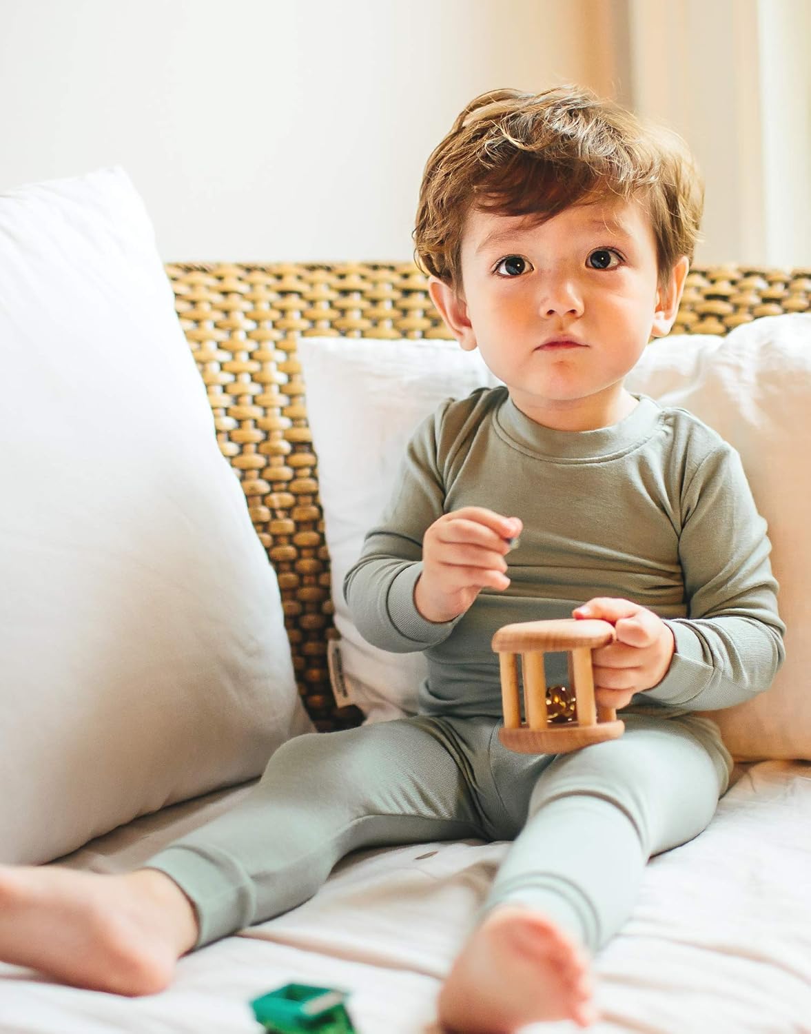 VAENAIT 6M-12Y Toddler Toddler Kids Toddler Girls Boys Soft Comfy Modal Tencel Solid Raglan