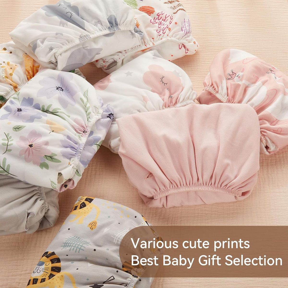 TILLYOU Changing Pad Cover Set in Soft Jersey Material - Fits 32"/34''x16 Contoured Pad for Babies