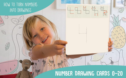 Learning Activity - Drawing with Numbers Educational Game, Perfect for Kids, Preschoolers Who Love