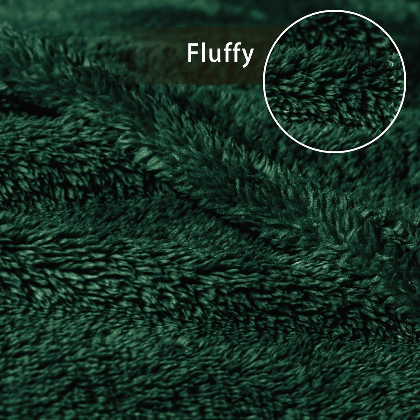 Exclusivo Mezcla Twin Size Flannel Fleece Blanket, Super Soft Velvet Plush Bed Blanket, Fuzzy Cozy