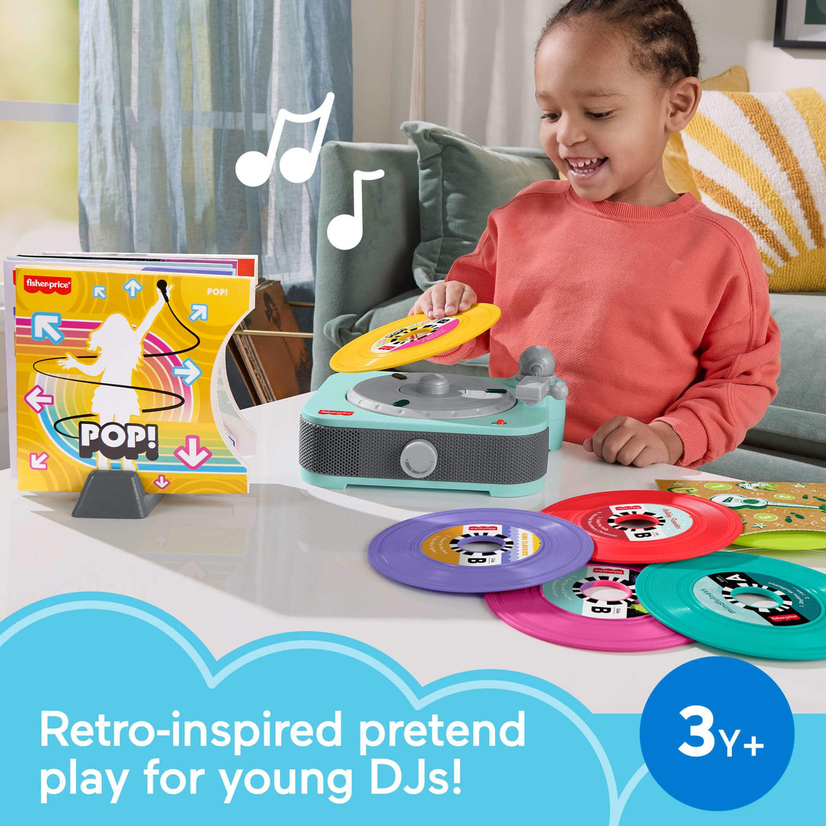 Fisher-Price Deluxe Rockin’ Record Player Set