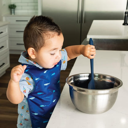 Tiny Twinkle Mess Proof Baby Bib - Waterproof & Lightweight Baby-Led Weaning Apron | 100% Recycled