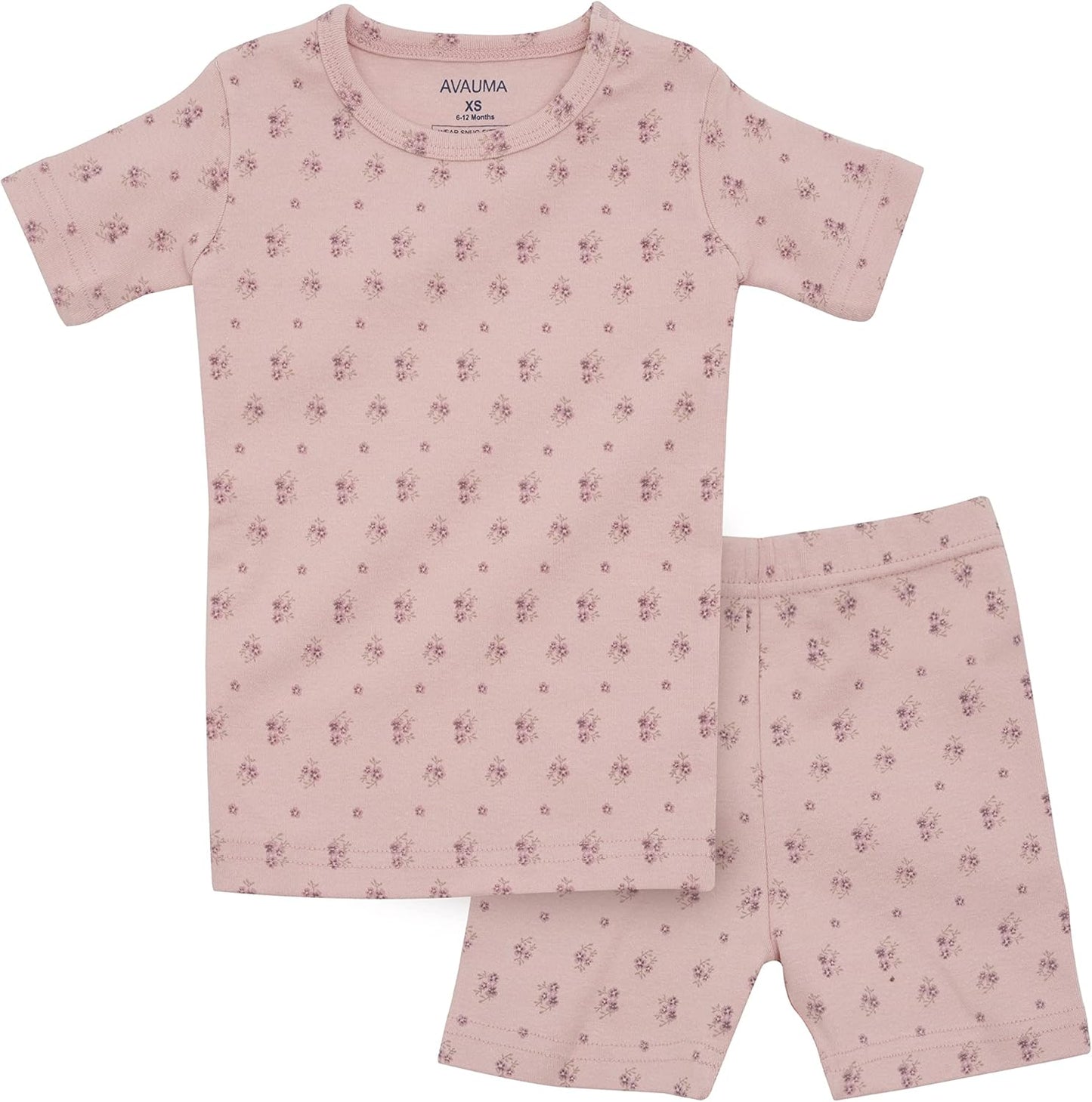 AVAUMA Baby Boys Girls Pajama Set 6M-7T Kids Cute Toddler Snug fit Pattern Design Pjs Cotton