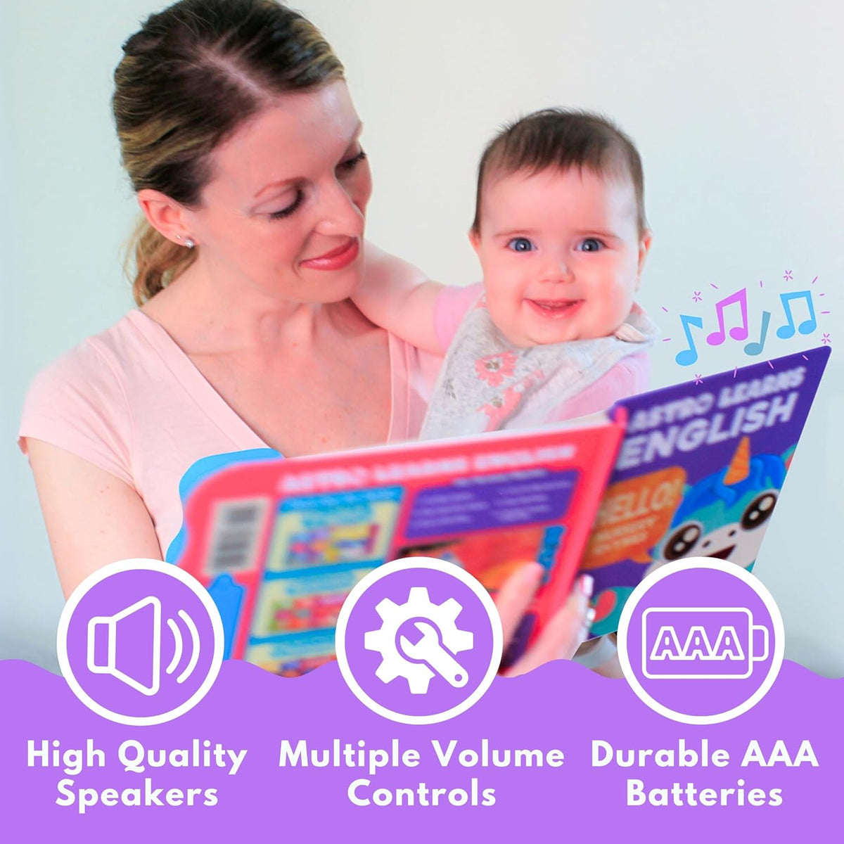 Nursery Rhymes: Musical Toys & Interactive Sound Book for Toddlers 1-3, Baby’s First Year Music