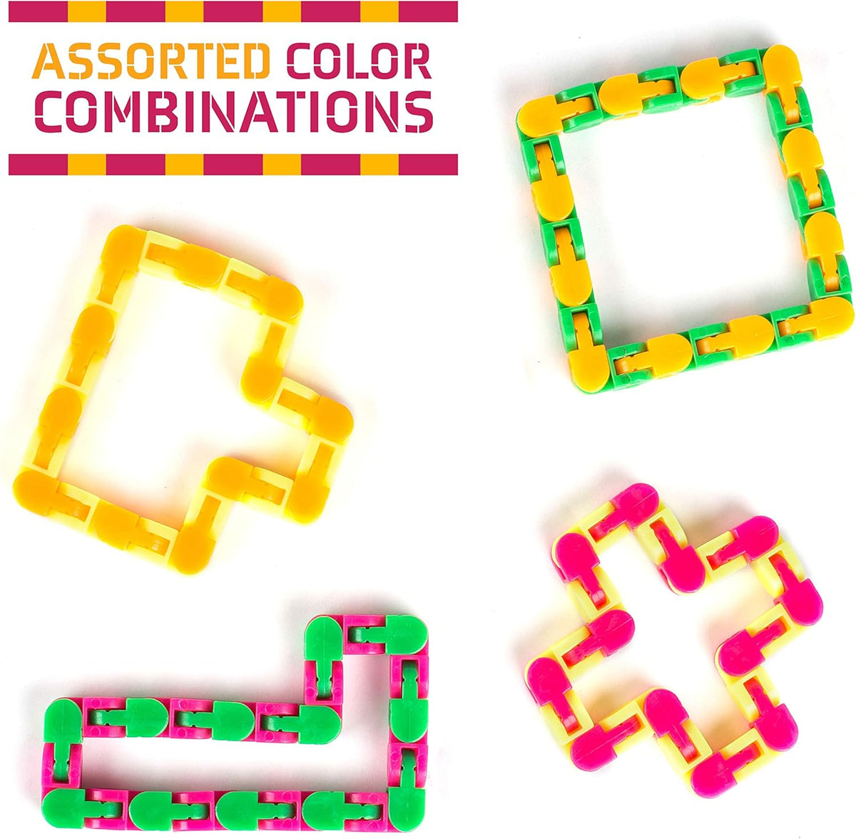 Neliblu Wacky Tracks Snap and Click Fidget Toys for Sensory Kids - ADHD, Autism, Stress Relief