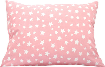 Star Toddler Pillow Cases 13 x 18 - Pillow Cases for Travel Pillow, Baby Cover Pillow Case, Star