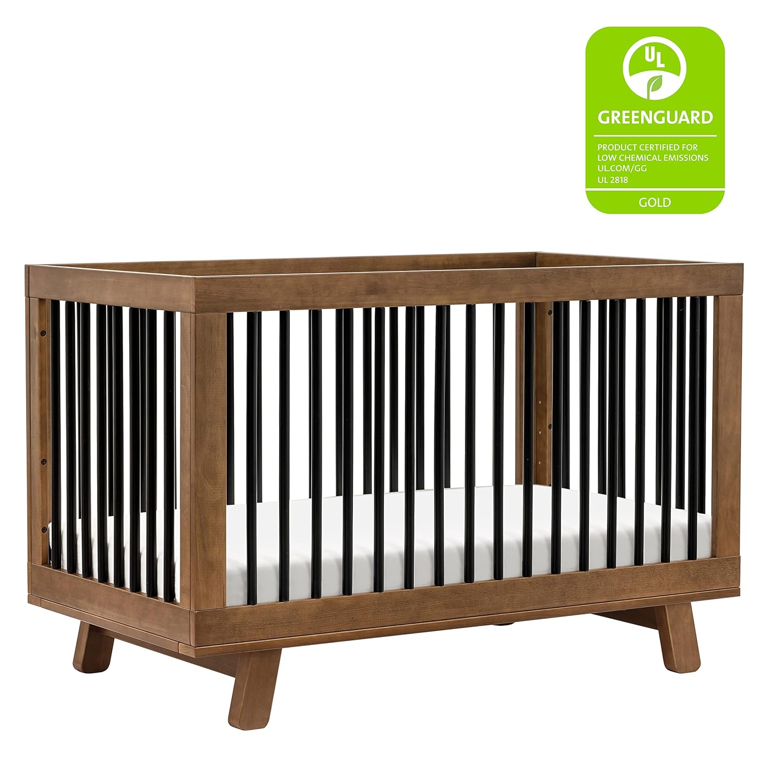 babyletto Hudson 3-in-1 Convertible Baby Crib with Toddler Bed & Daybed Conversion - Durable and