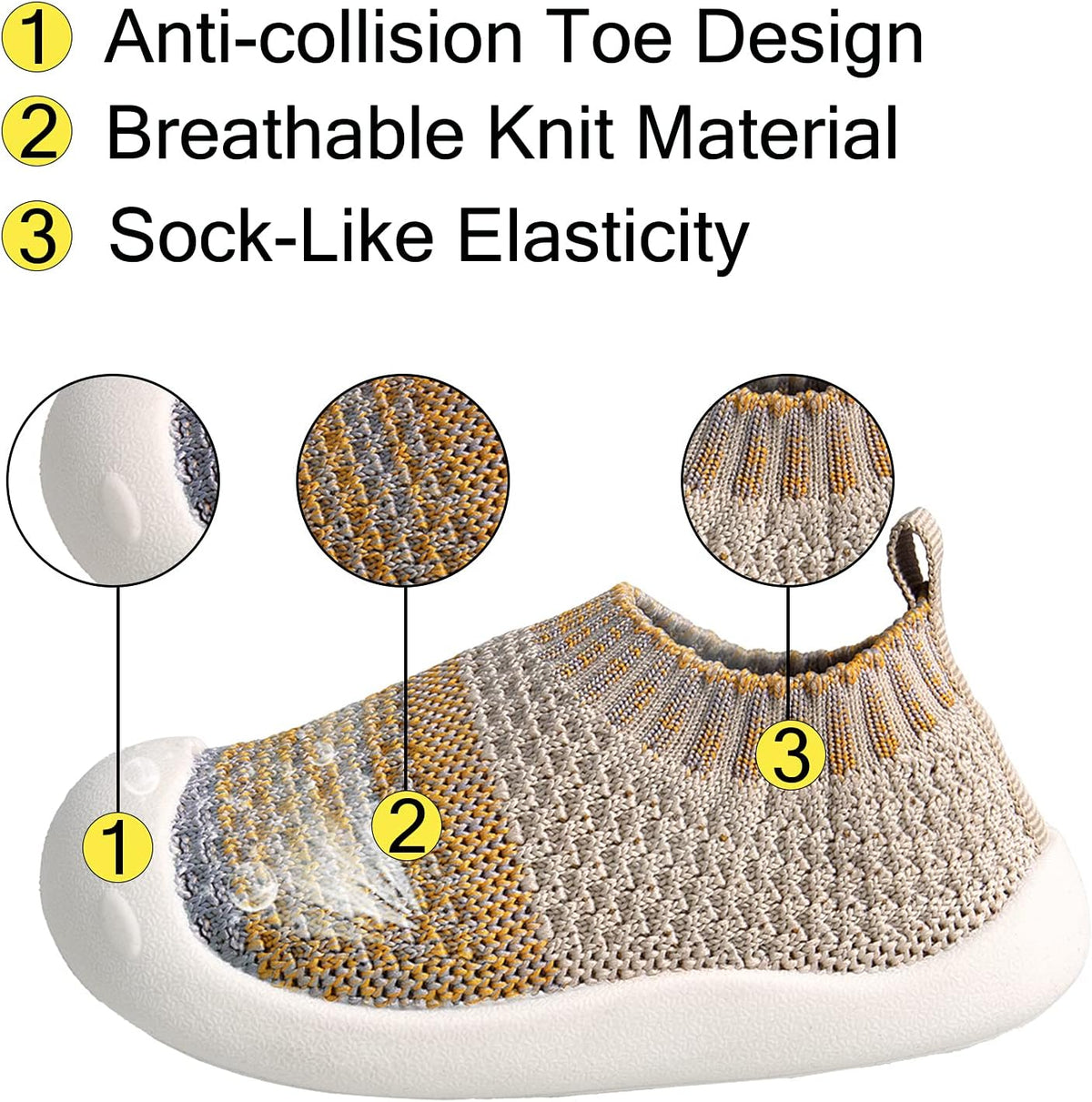 Baby First-Walking Shoes 1-4 Years Kid Shoes Trainers Toddler Infant Boys Girls Soft Sole Non Slip