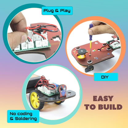 Butterfly EduFields 5in1 STEM Robotics kit | Robot Toys for Kids Ages 8 9 10 11 12 Years Old Boys