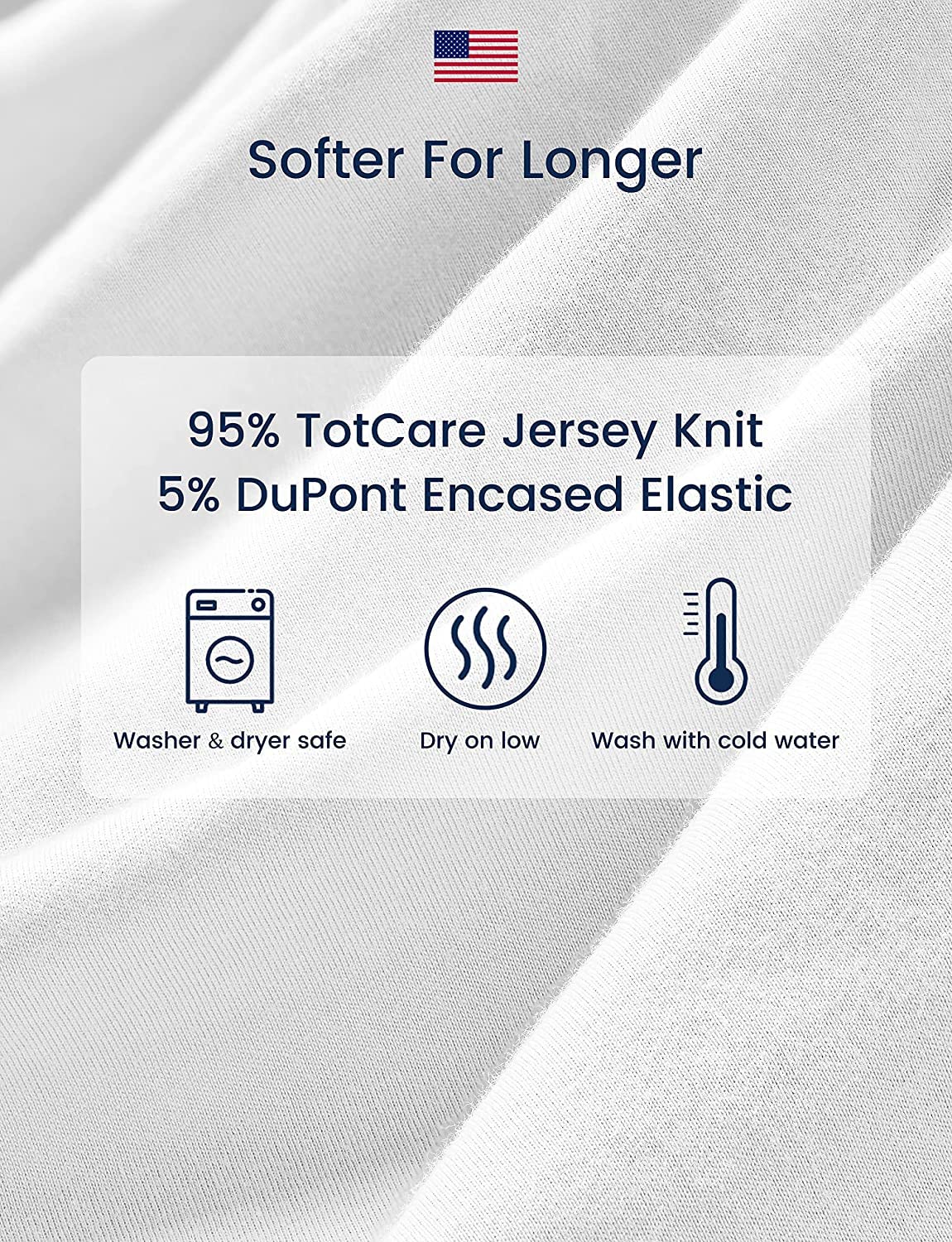 TotAha Premium Stretchy Changing Pad Covers (2-Pack) Hypoallergenic, Silky Comfort, Buttery Soft