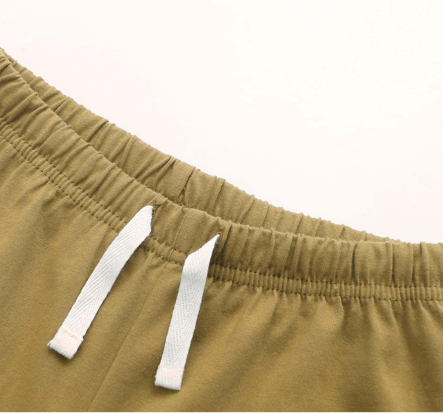 GFQLONG 4 Pack Toddler Boys and Girls Cotton Pants Lightweight Trousers, Kids Summer Casual Solid