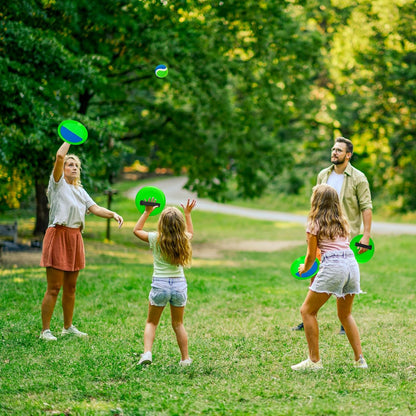 Toss and Catch Ball Set - Indoor Outdoor Toys for Kids Games - Outside Yard Pool Beach Toys for 3 4