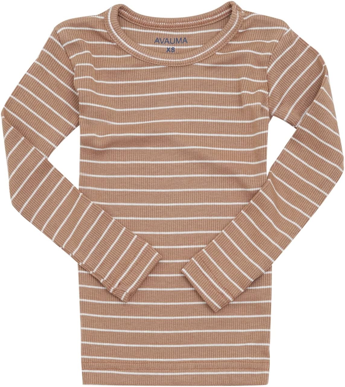 AVAUMA Stripe Pattern Baby Boys Girls Pajama Set Kids Toddler Snug fit Ribbed Sleepwear pjs for