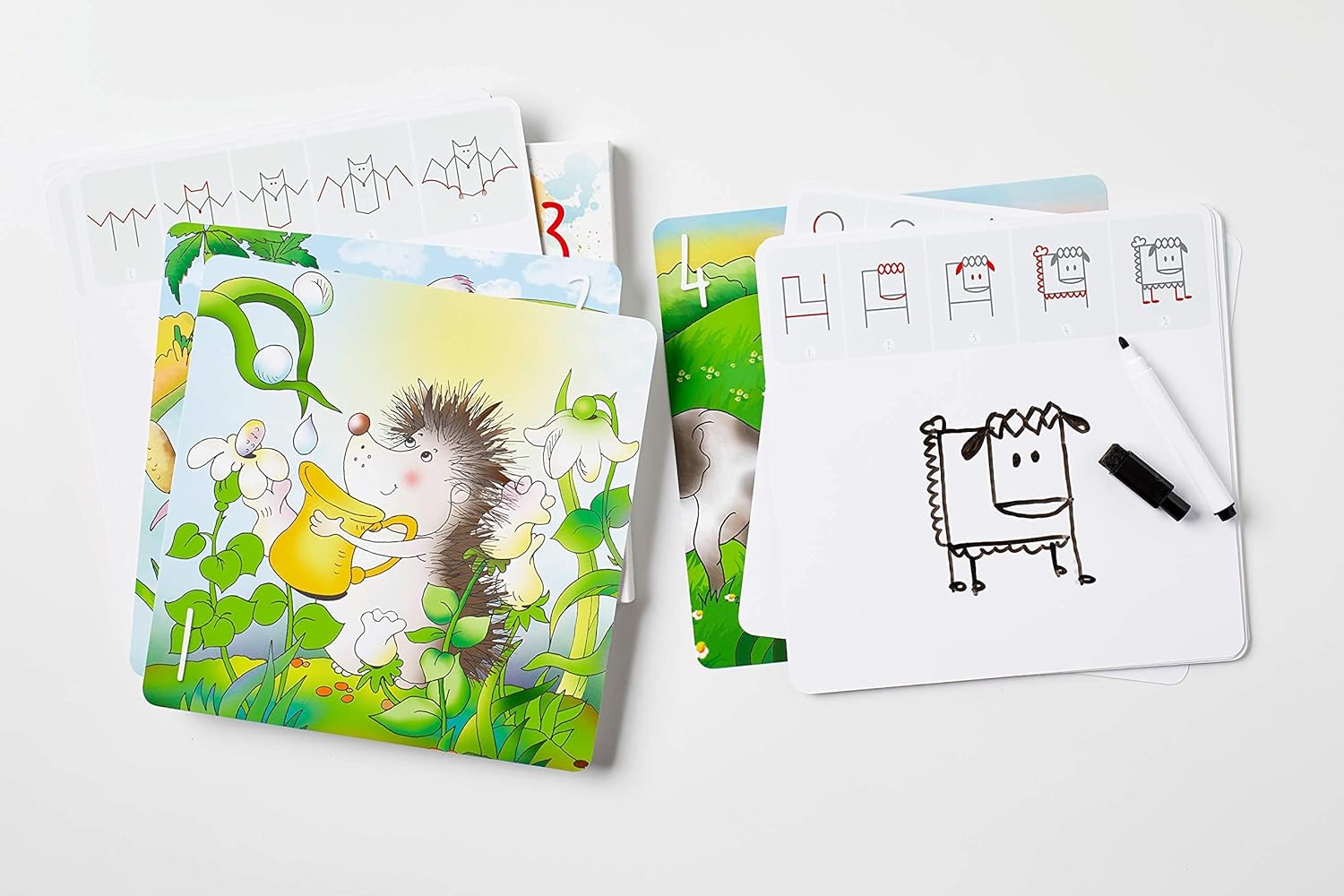 Learning Activity - Drawing with Numbers Educational Game, Perfect for Kids, Preschoolers Who Love