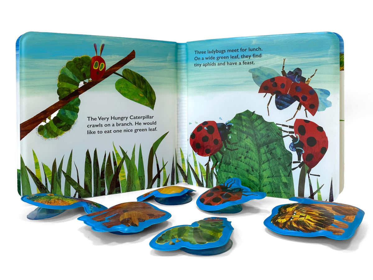 The World of Eric Carle Bath Time Books - Activity Books for kids, Bath book, 6 Padded suction